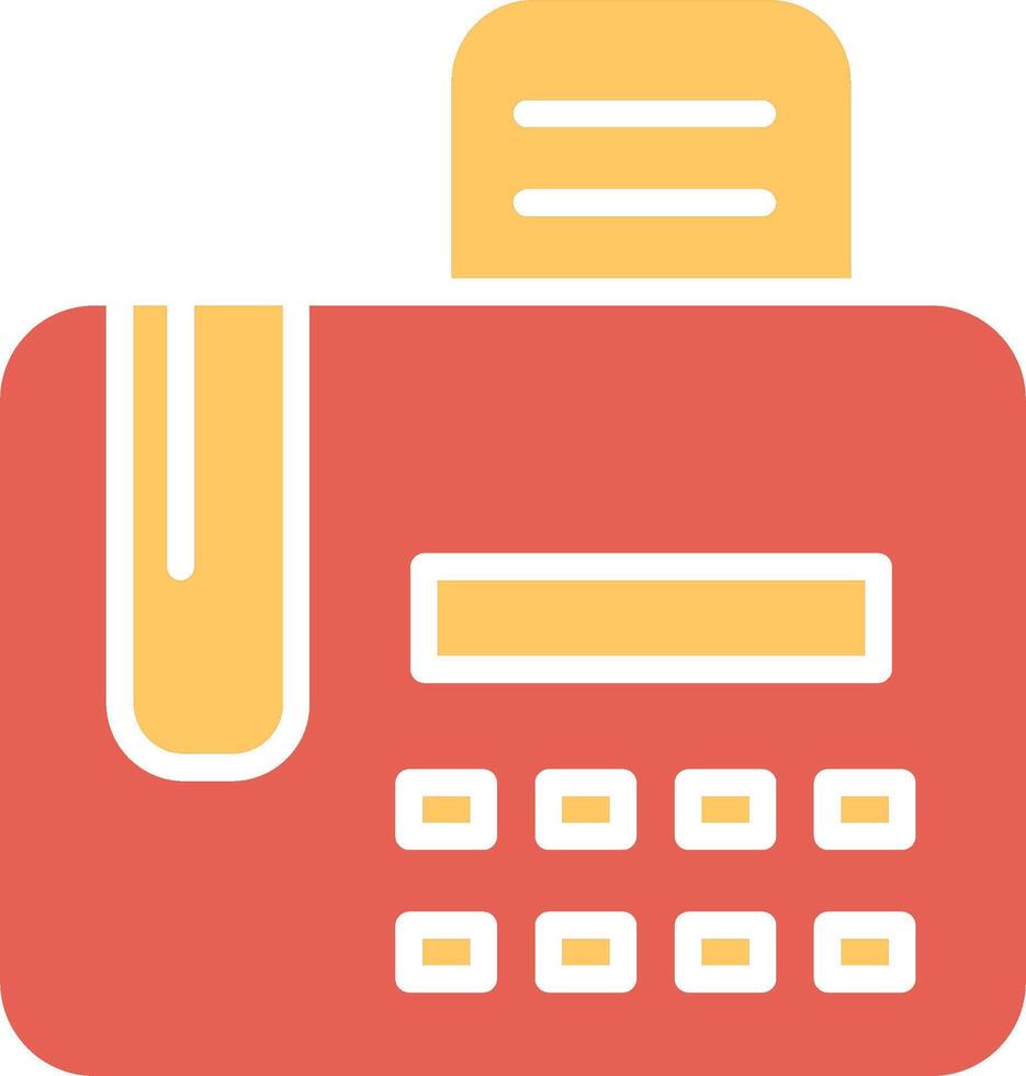 Fax Machine Vector Icon