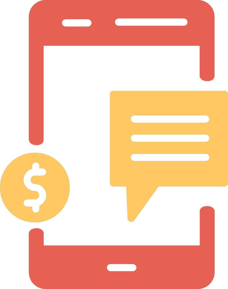 Money Talk Vector Icon