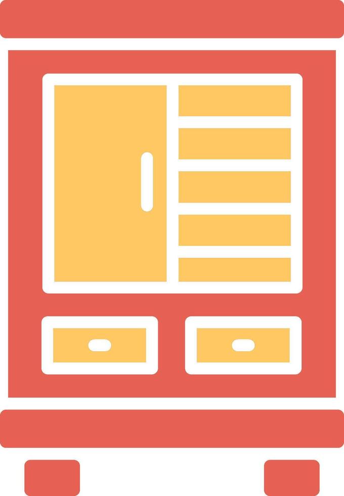 Shelves Cabinet Vector Icon