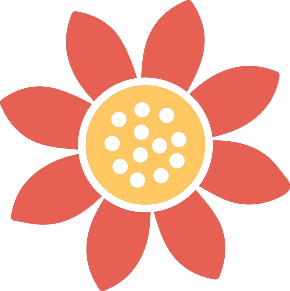 Sunflower Vector Icon