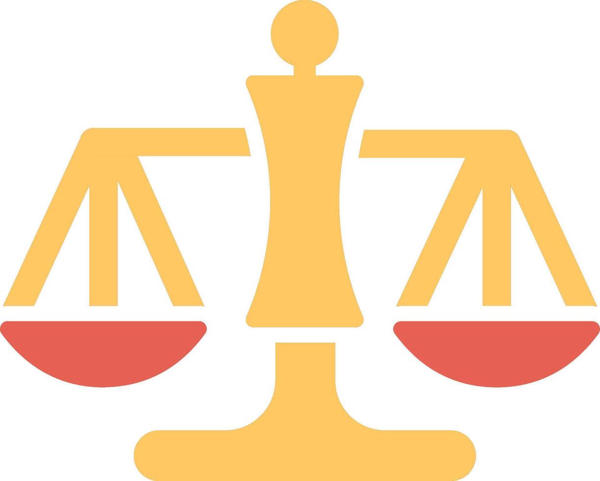 Justice Scale Vector Icon