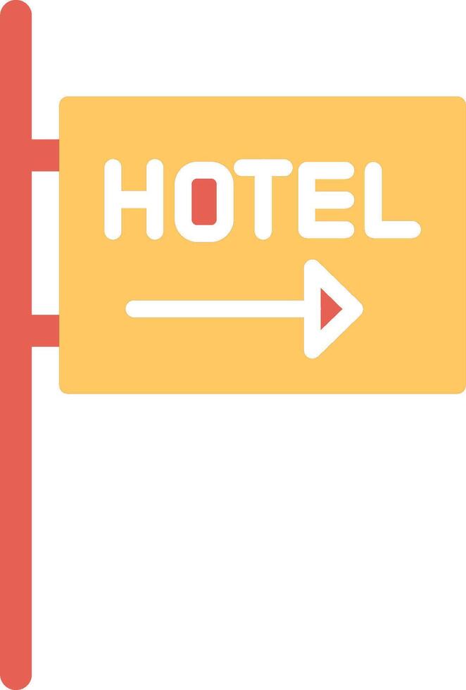 Hotel Sign Vector Icon