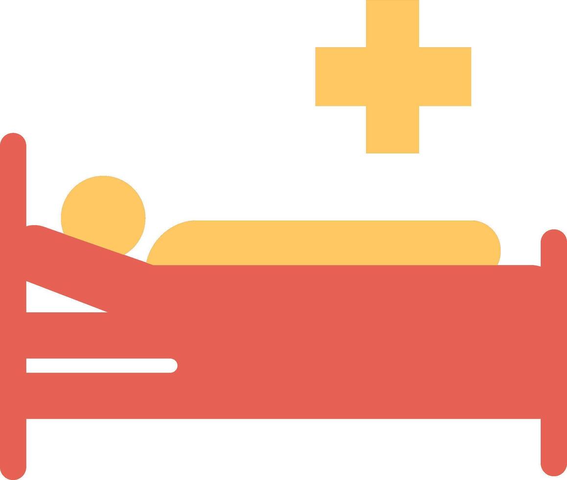 Patient Bed Vector Icon