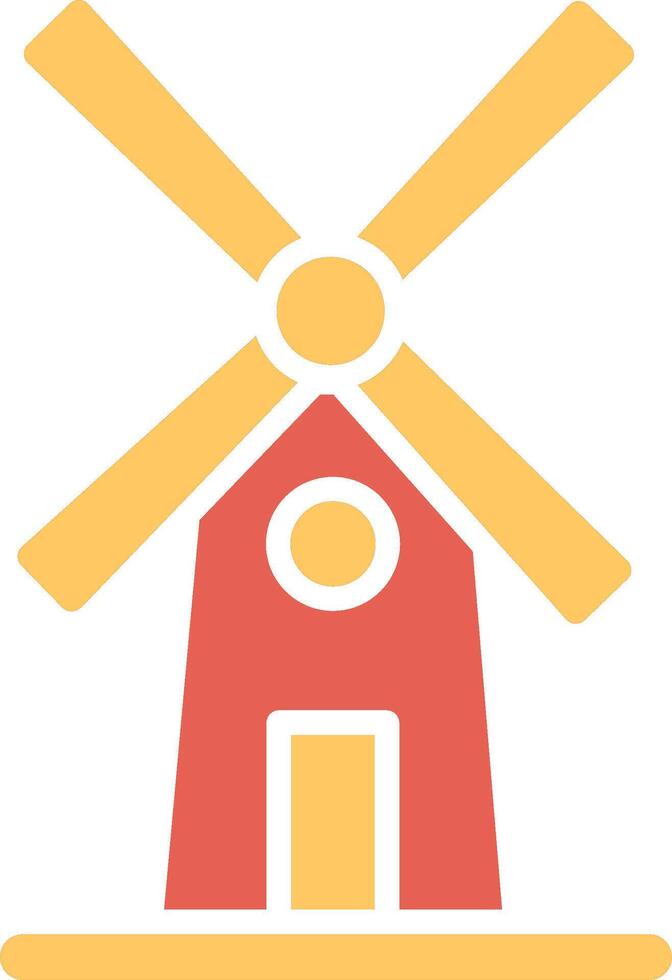 Windmill Vector Icon