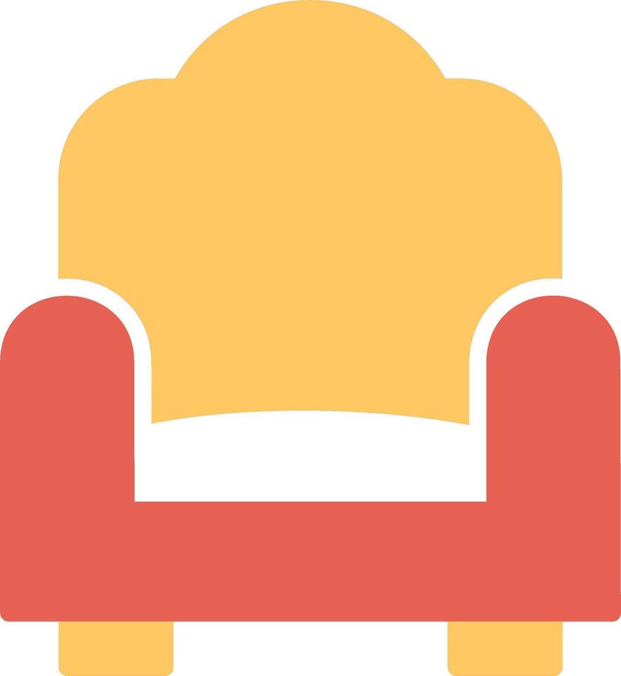 Single Sofa Vector Icon