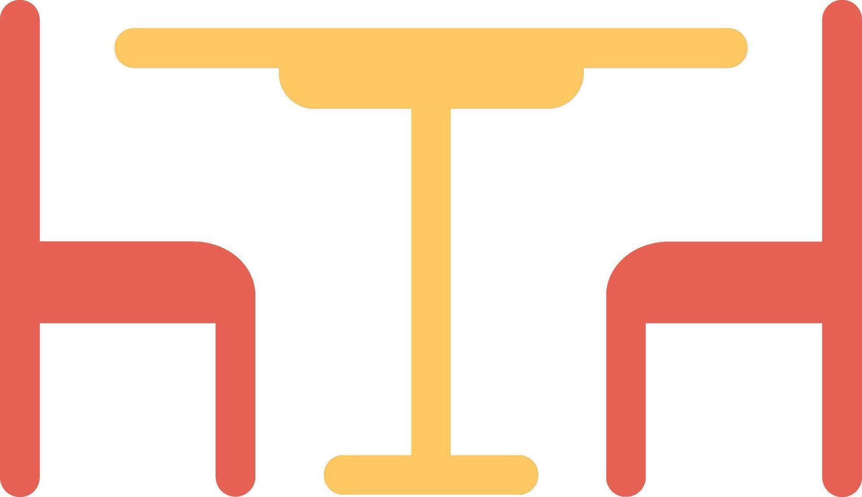 Lunch Table Vector Icon