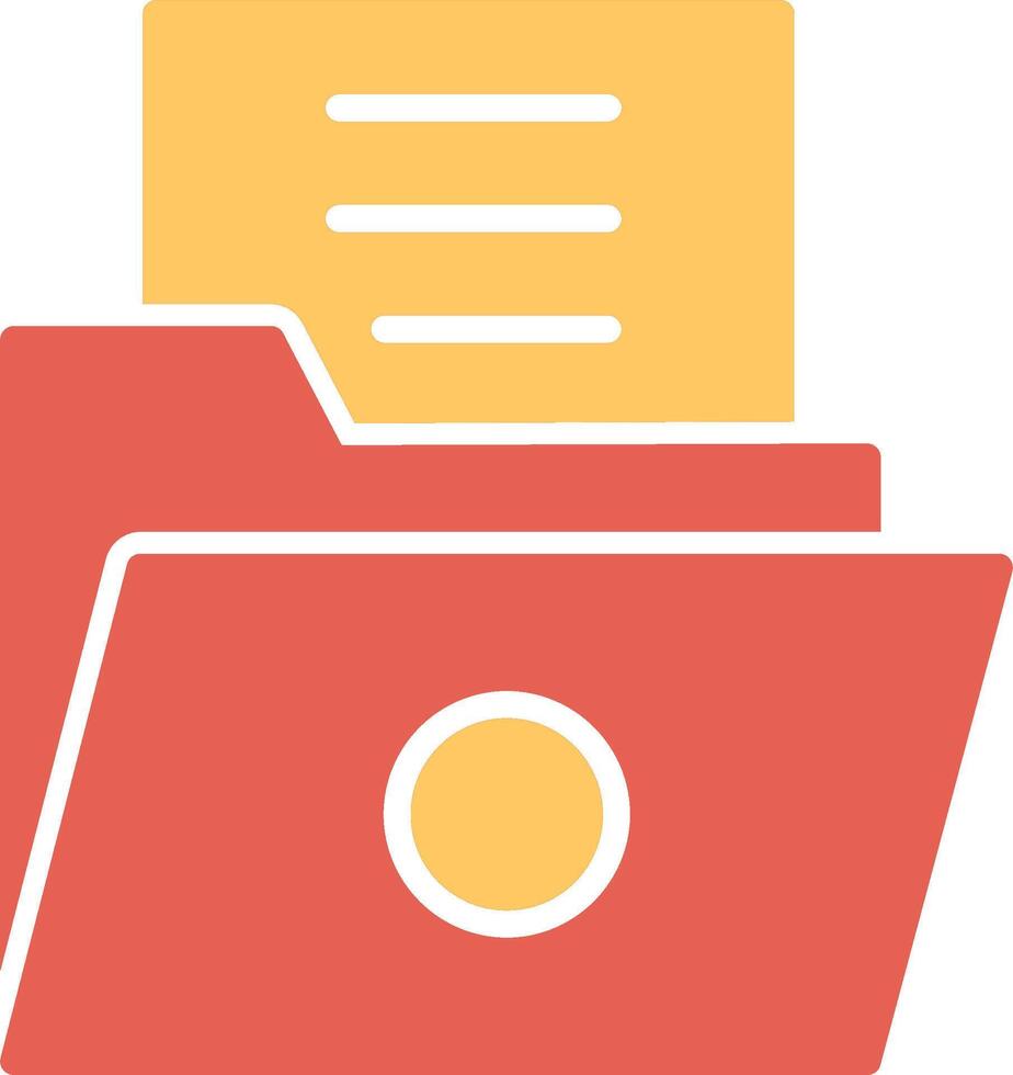 List Folder Vector Icon