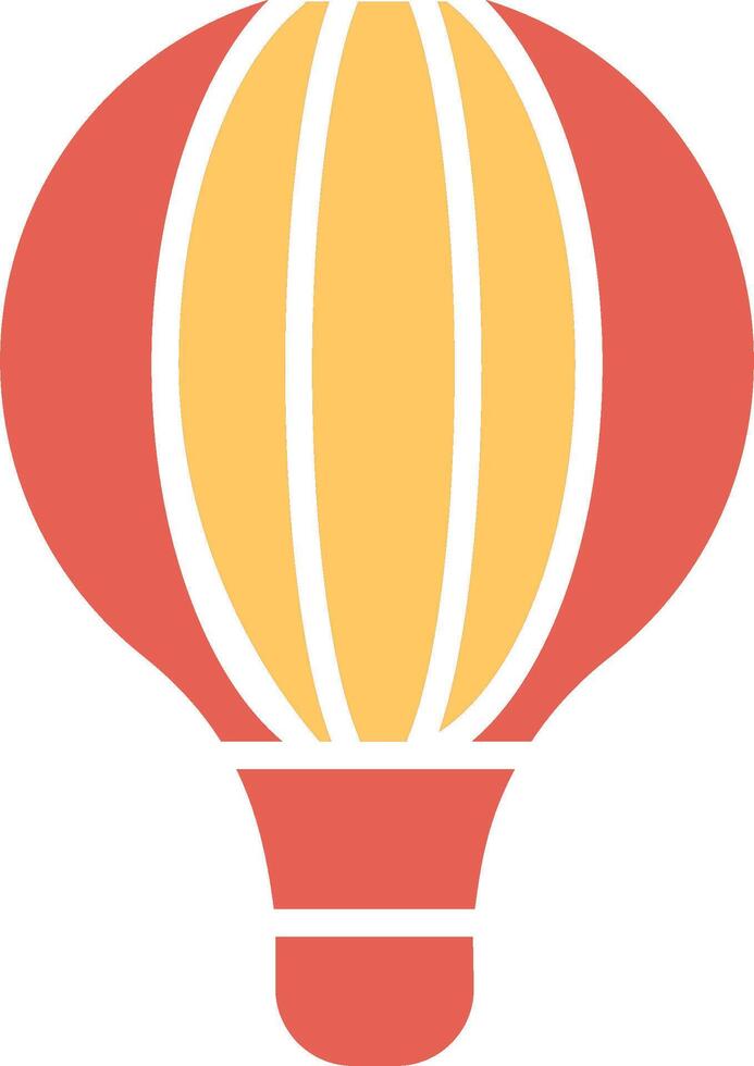 Hot Air Balloon Vector Icon