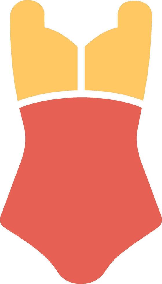 icono de vector de traje de baño