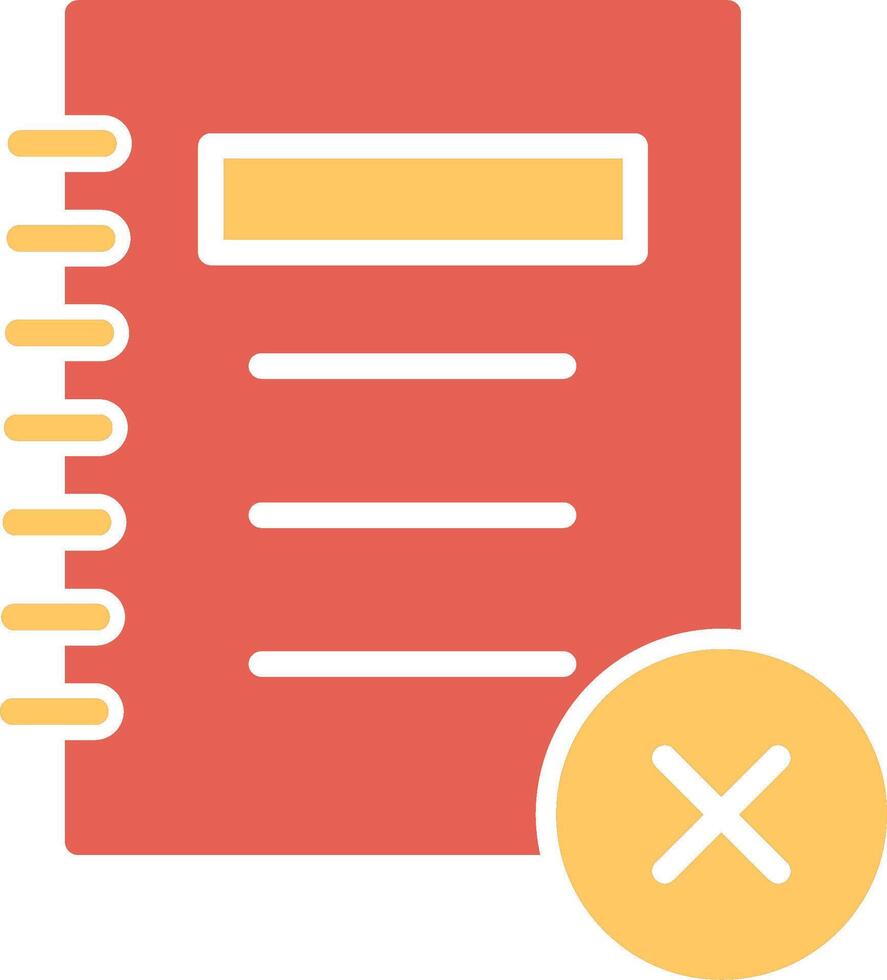 Unchecked Notes Vector Icon