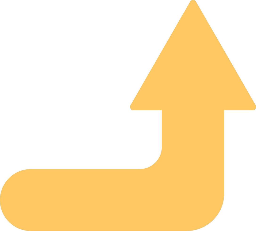 Turn Up Vector Icon