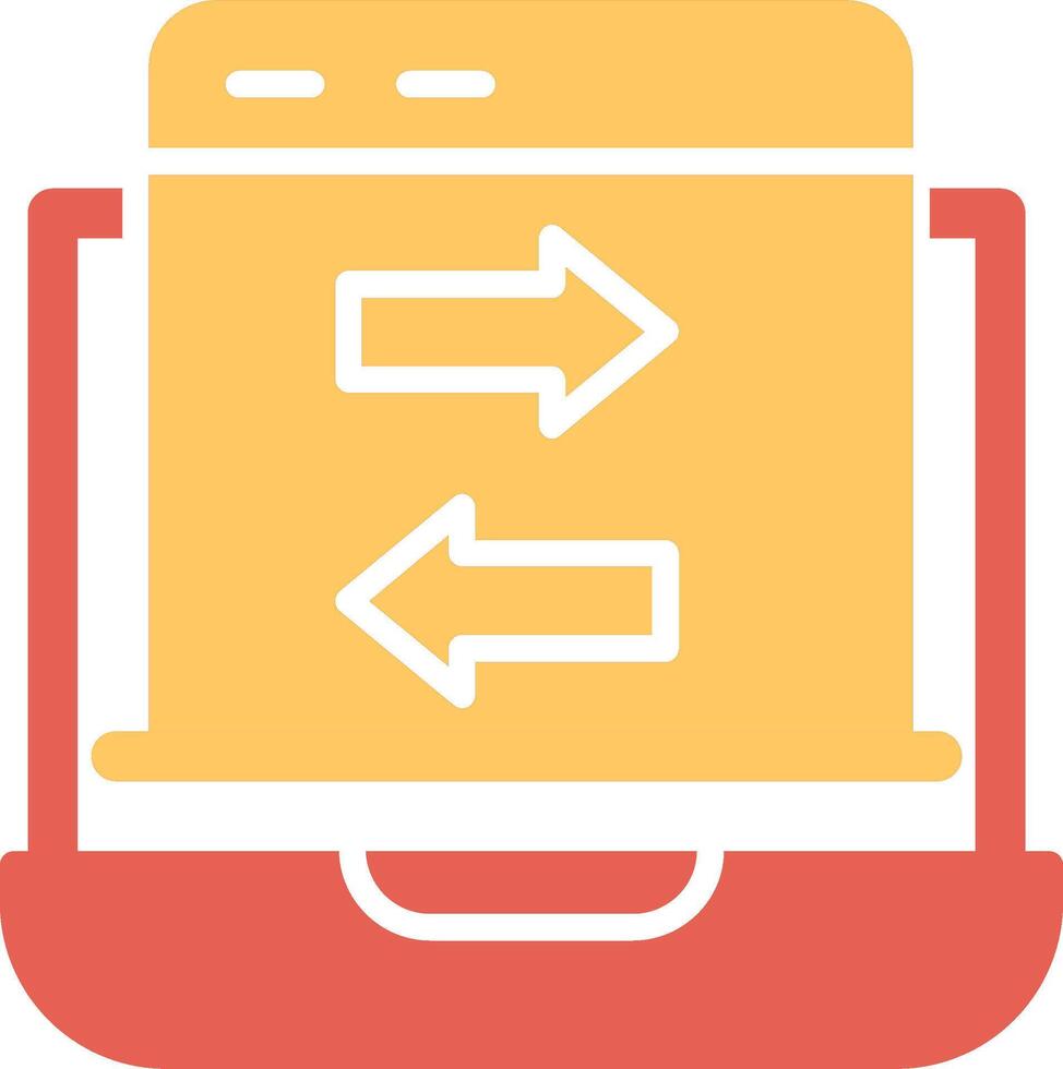 Data Transfer Vector Icon