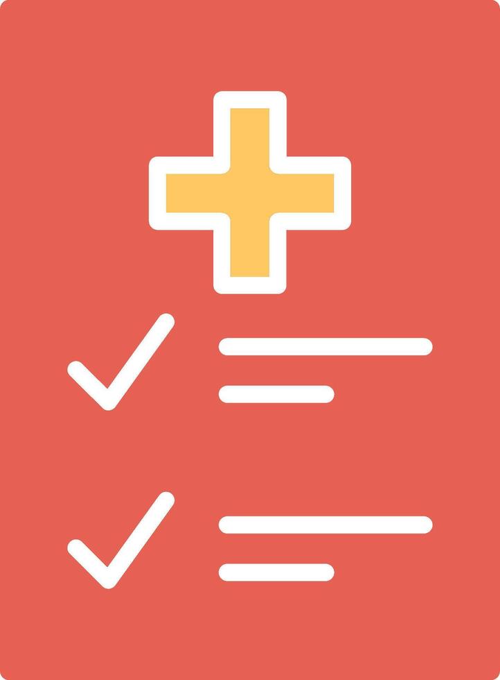 Medical Examination List Vector Icon
