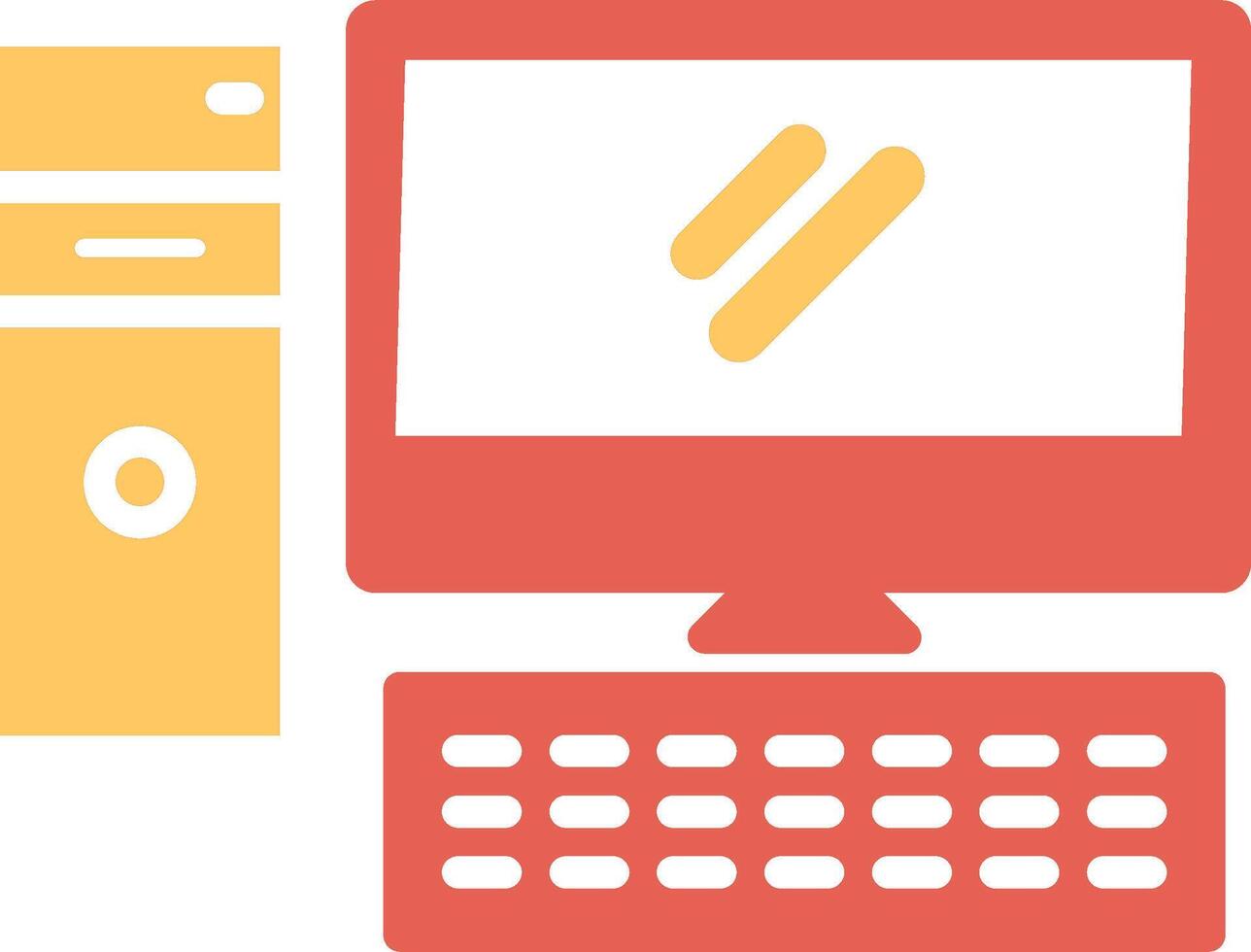 Computer Vector Icon