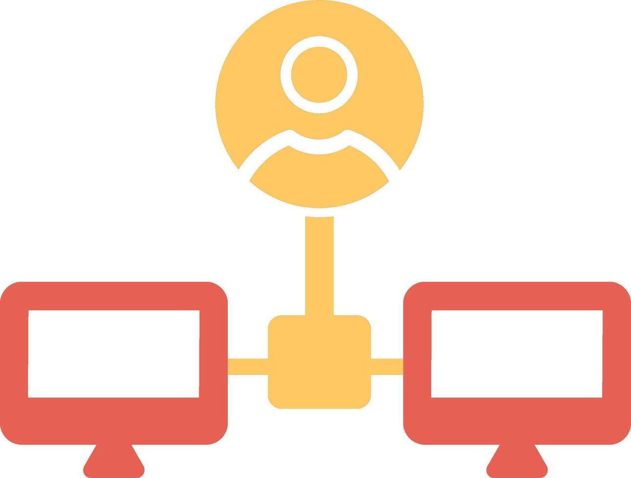 Company Network Vector Icon