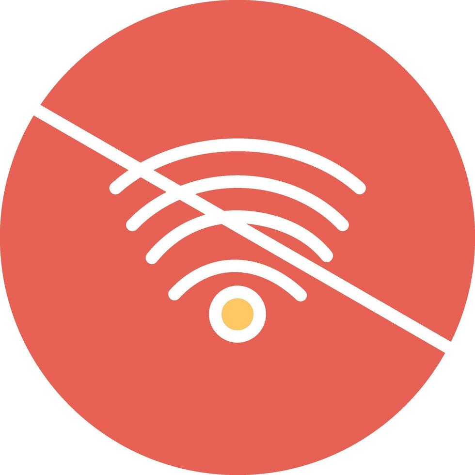 sin icono de vector wifi