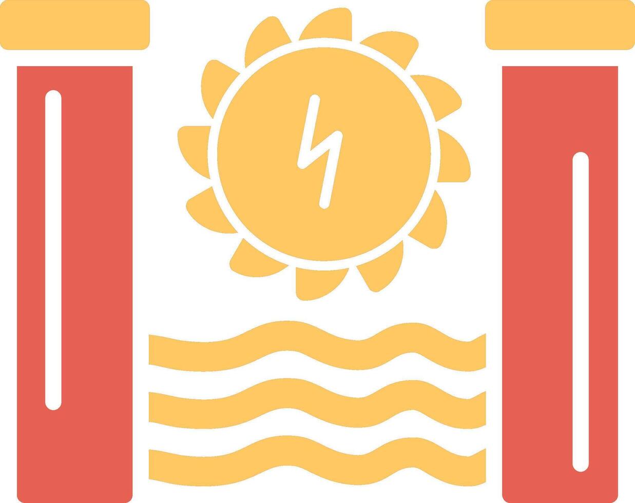 Hydro Power Vector Icon