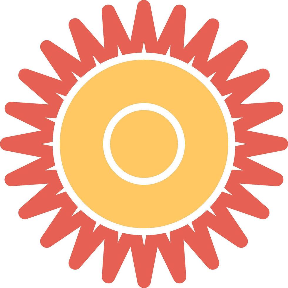 Optical Radiation Vector Icon