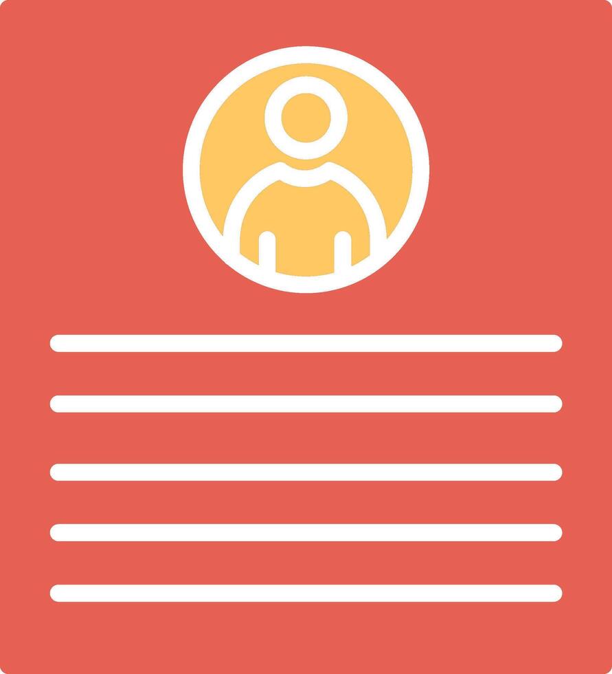 Client Profile Vector Icon