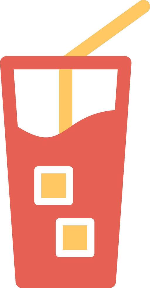 Iced Coffee Vector Icon