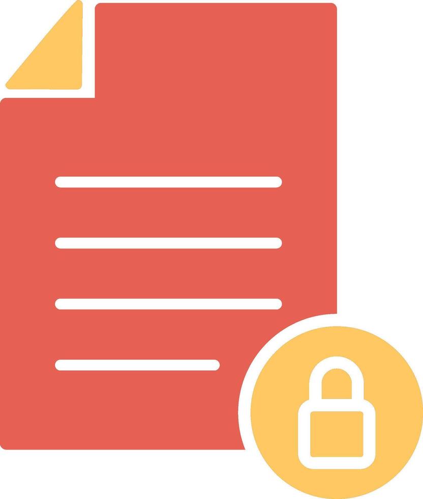 Private Document Vector Icon