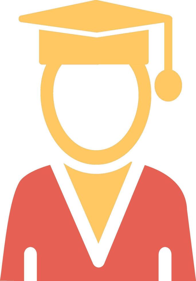 Male Graduate Vector Icon