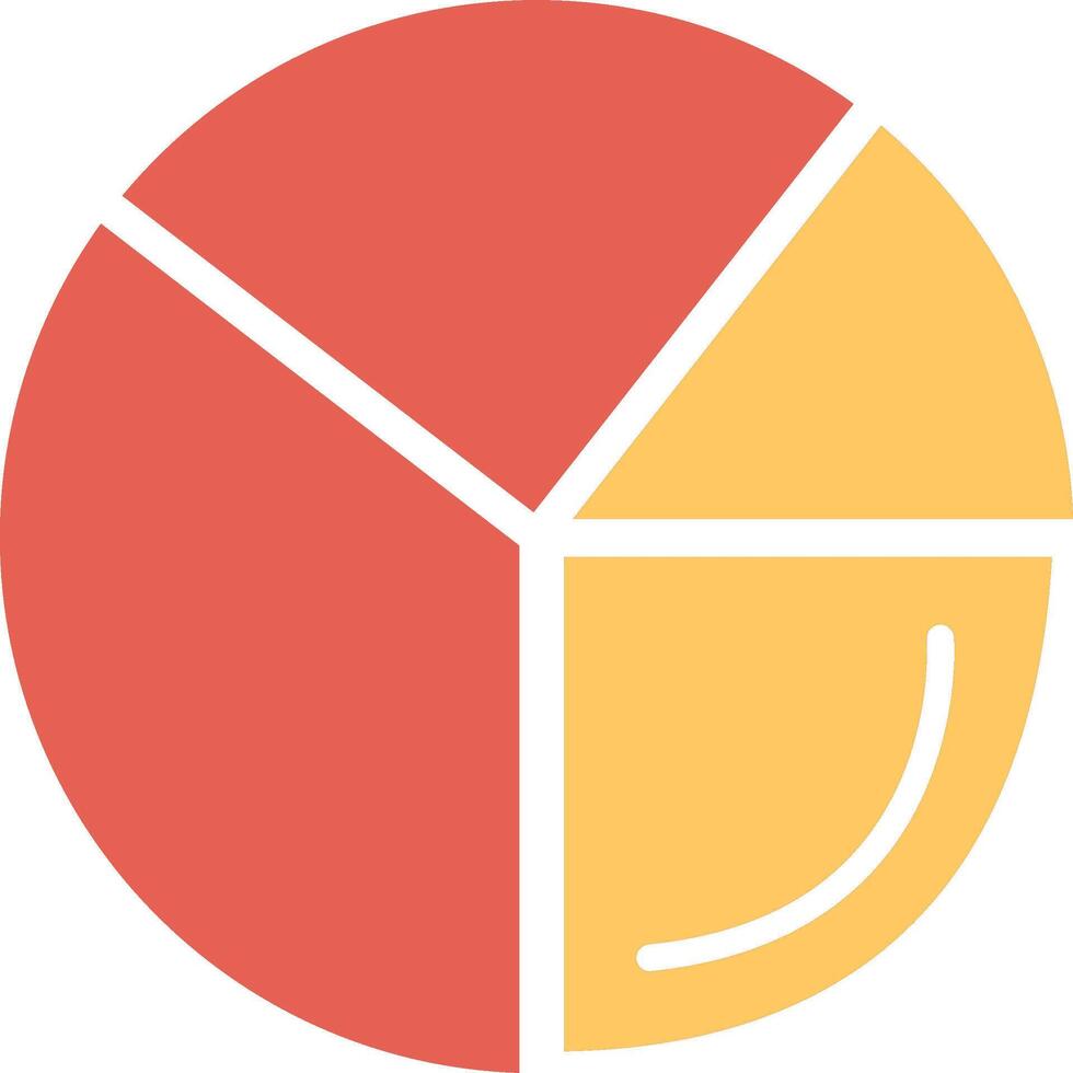 Pie Chart Analysis Vector Icon