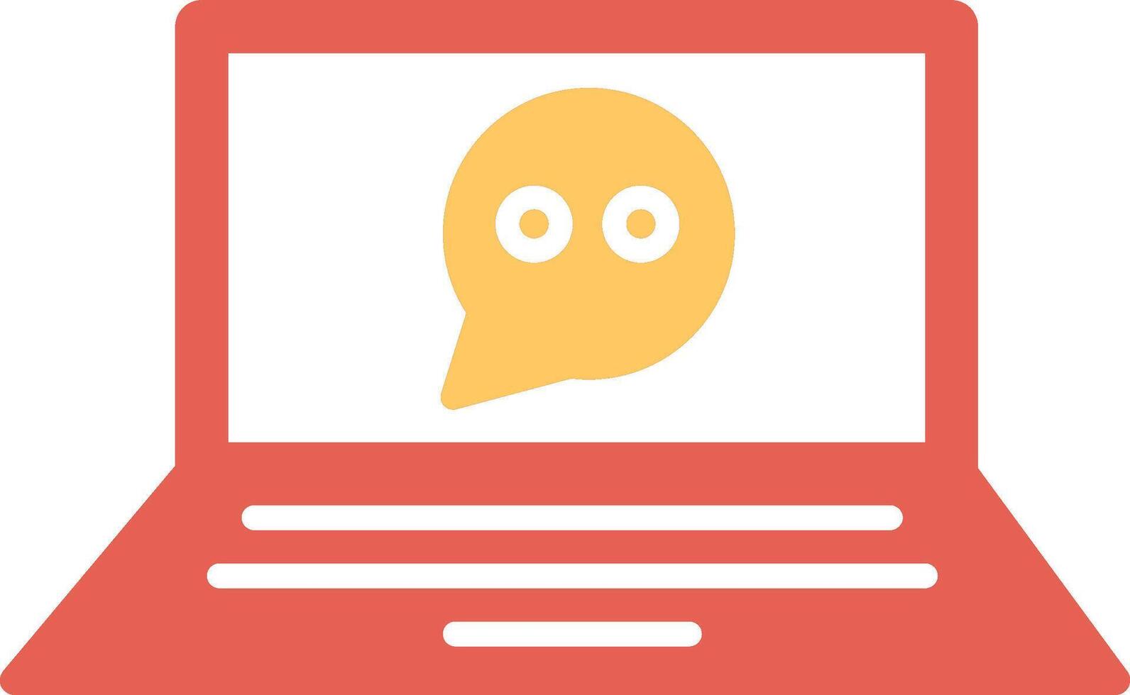 Online Conversation Vector Icon