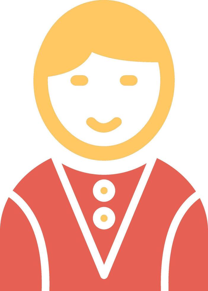 Casino Dealer Vector Icon