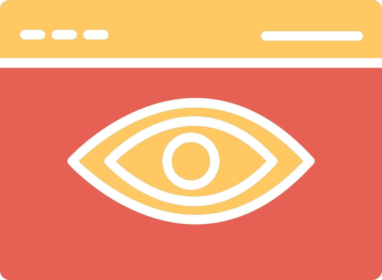 Web Visibility Vector Icon