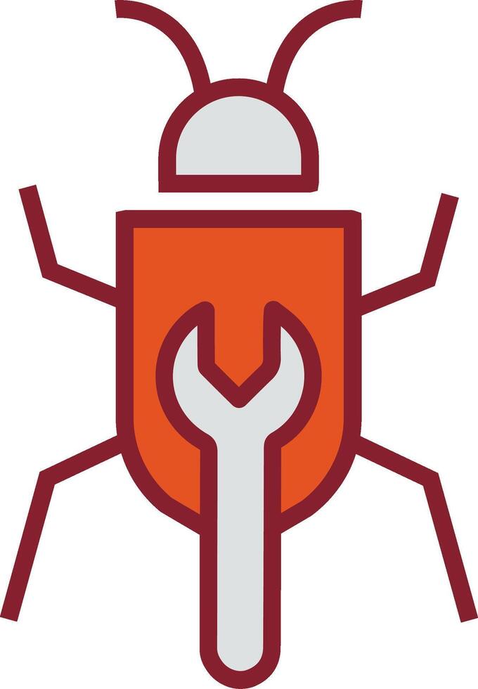 Bug Fixing Vector Icon