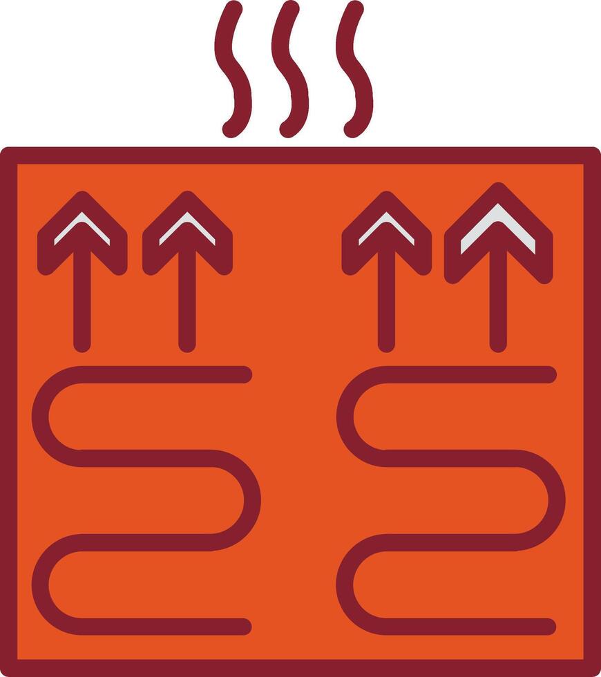 Underfloor Heating Vector Icon