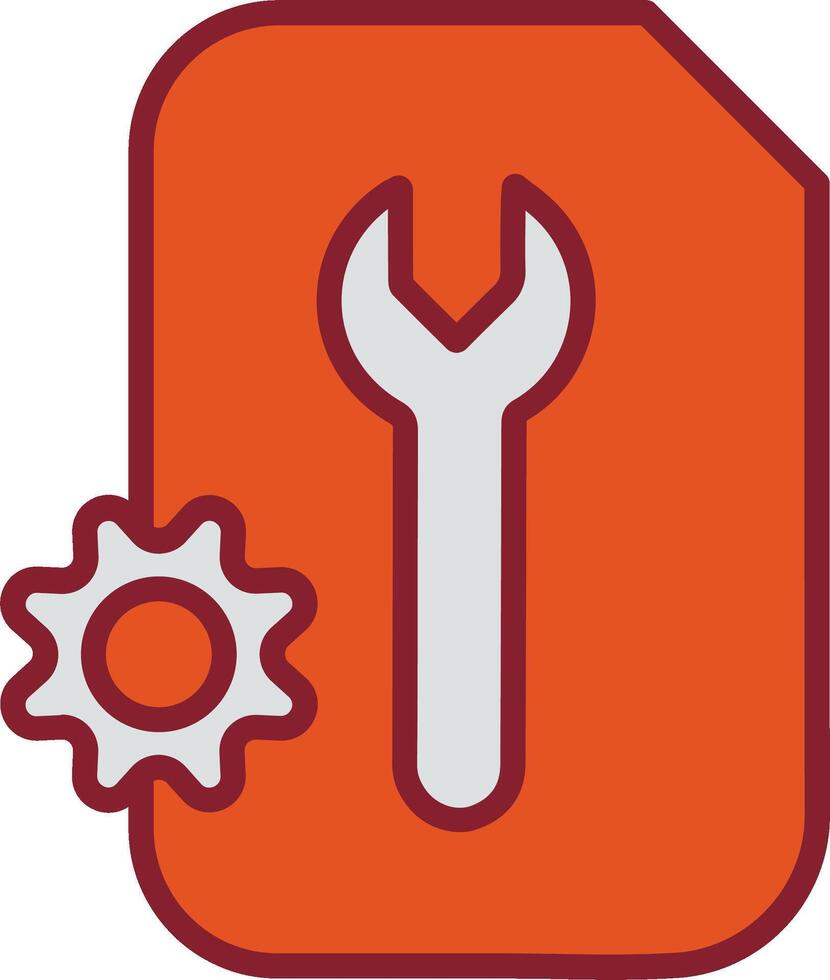 Document Setting Vector Icon