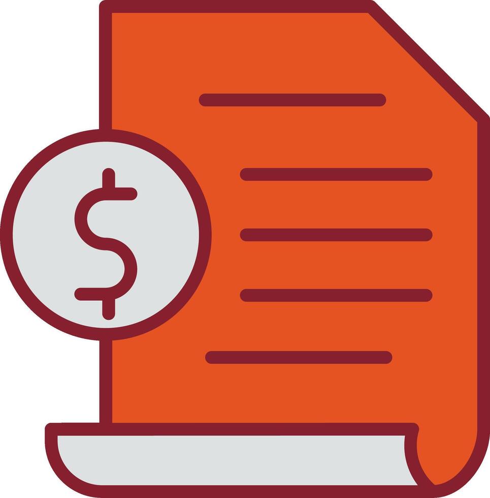 Invoice Vector Icon