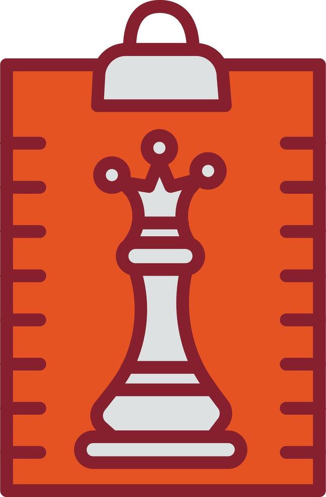 Clipboard Chess Vector Icon