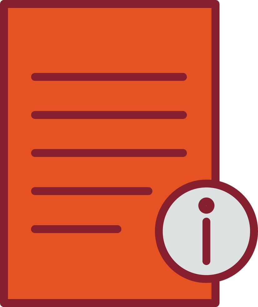 Information Document Vector Icon