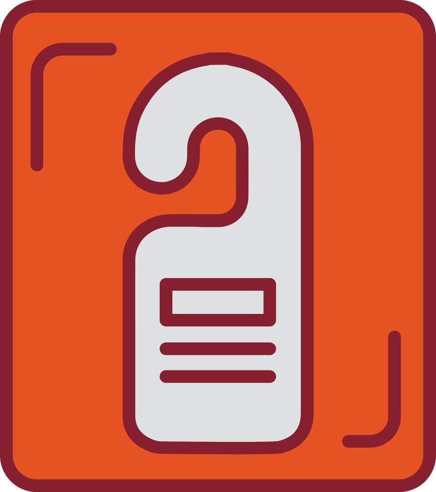 Door Hanger Vector Icon