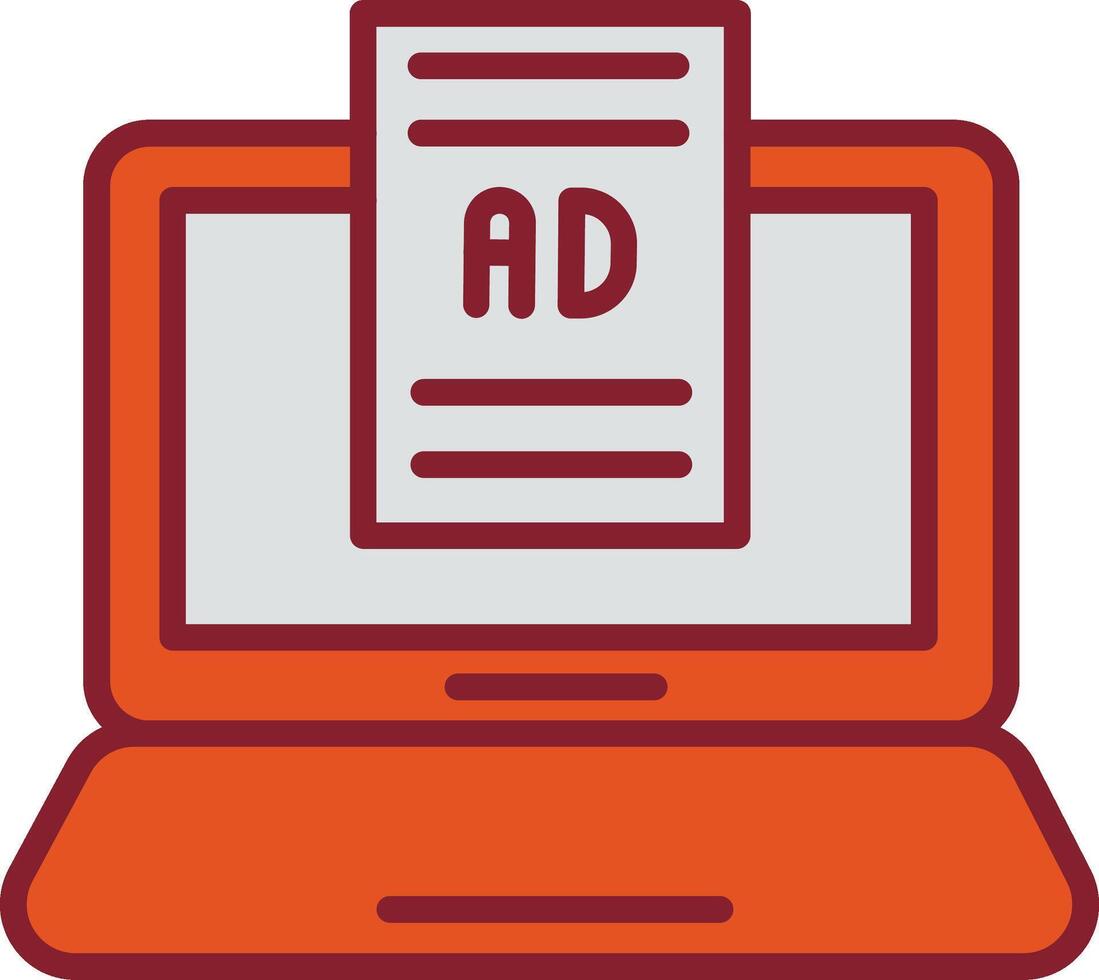 Internet Ads Vector Icon