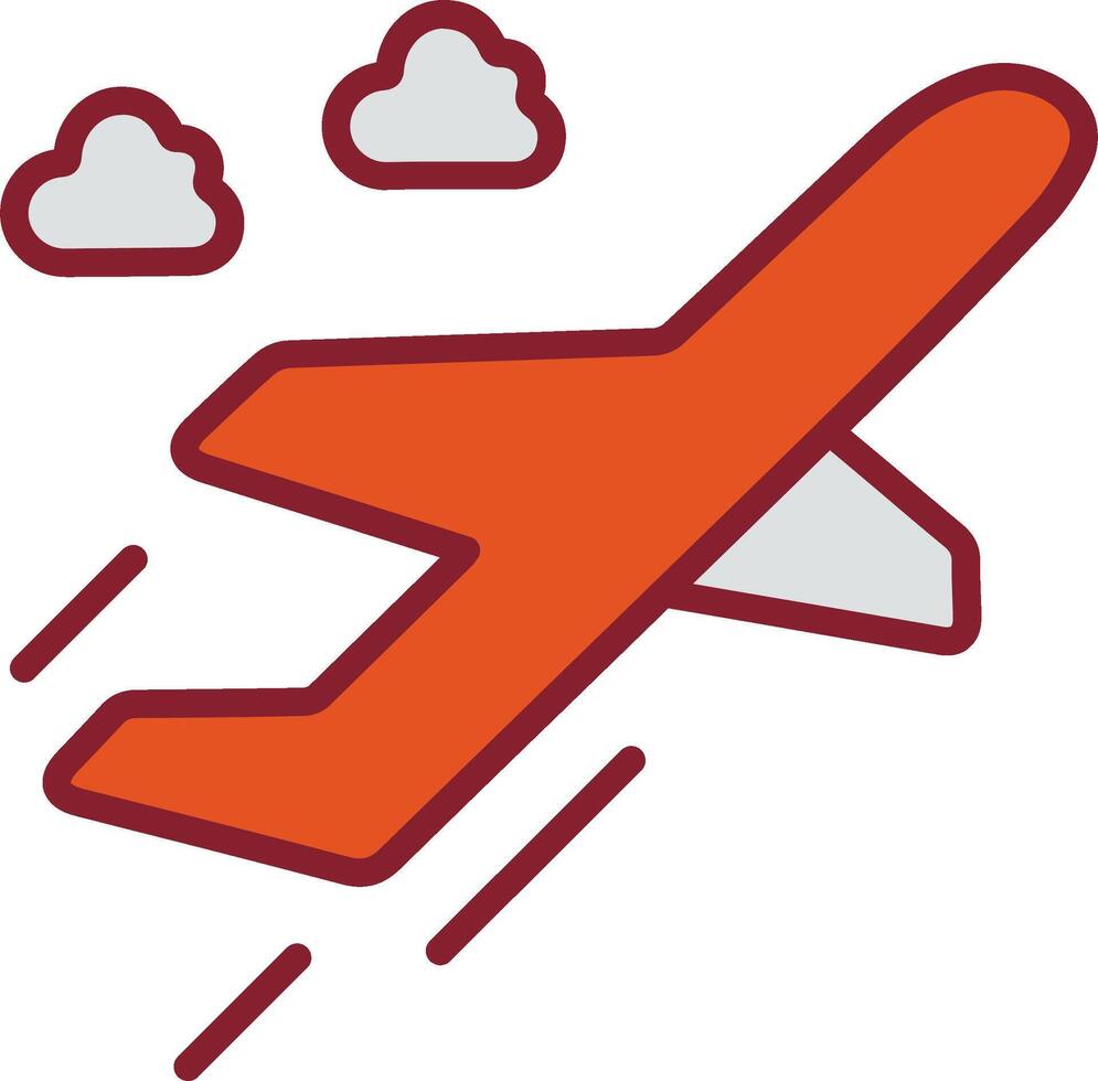 Flight Takeoff Vector Icon