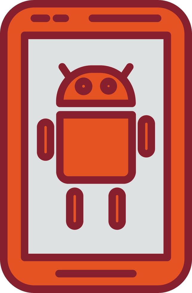 icono de vector de Android