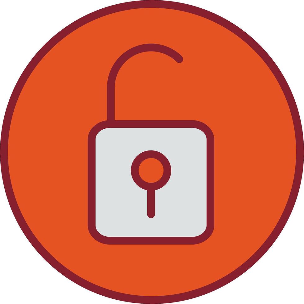 Open Lock II Vector Icon