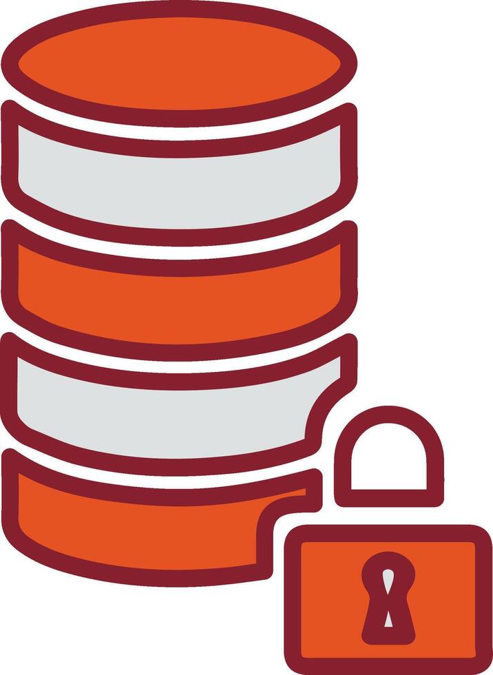 Encrypted Data Vector Icon