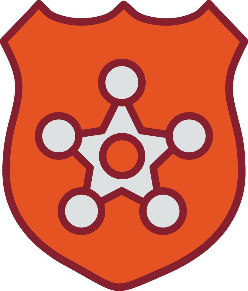 Police Badge II Vector Icon