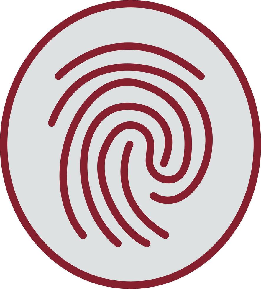 Fingerprint Vector Icon