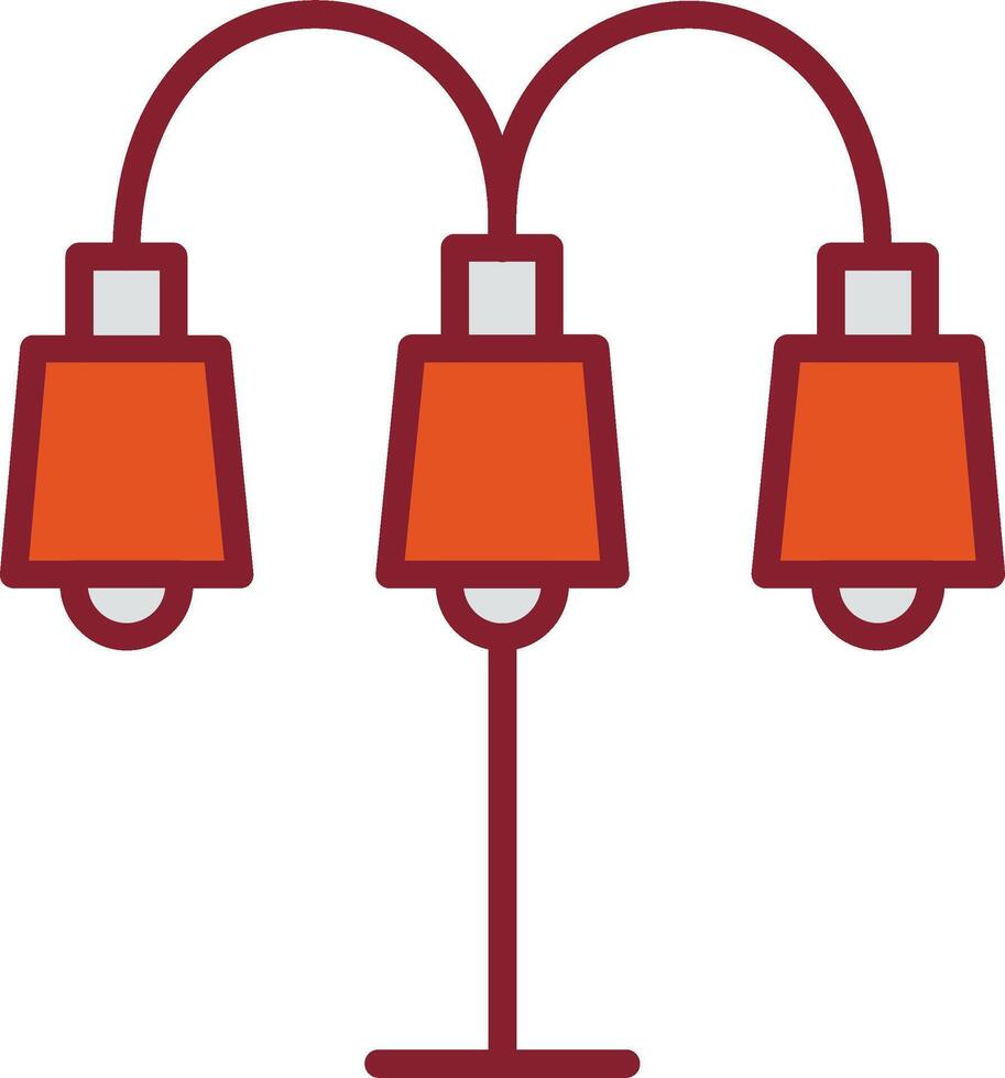 Lamp with stand Vector Icon