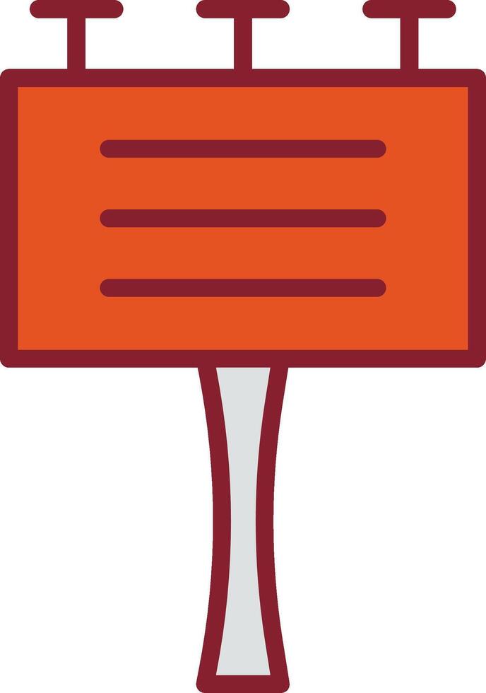 Signboard Vector Icon