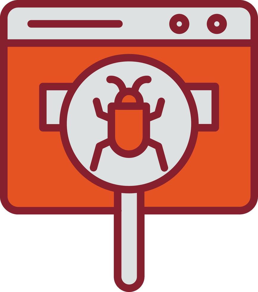 Web Bug Vector Icon