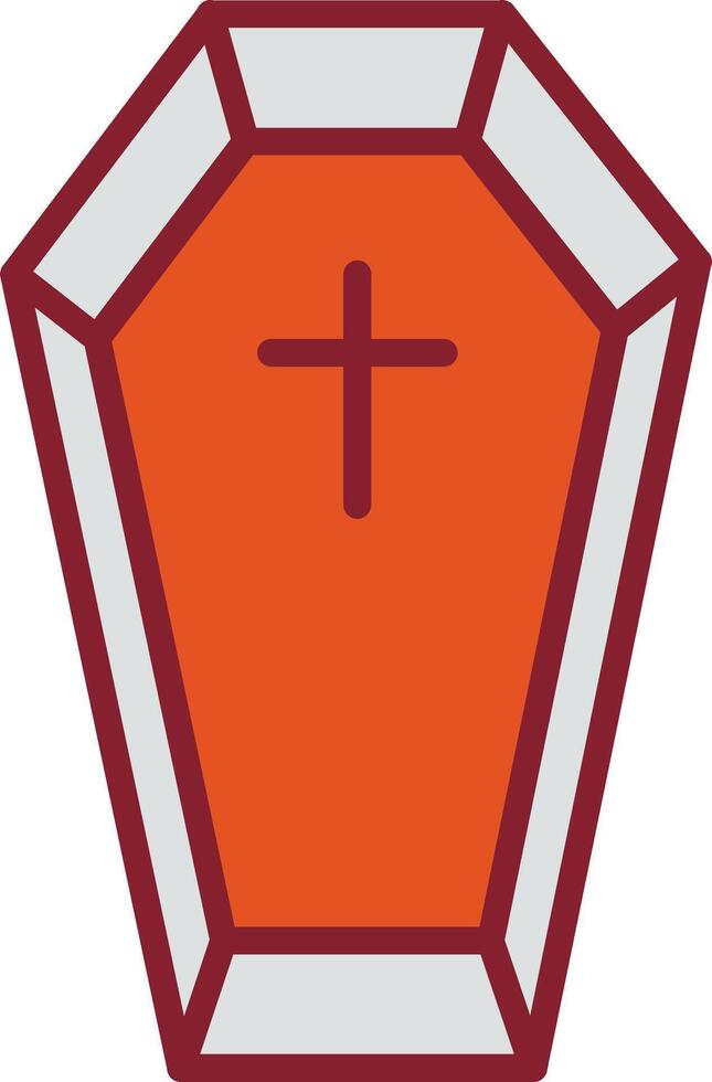 Coffin Vector Icon