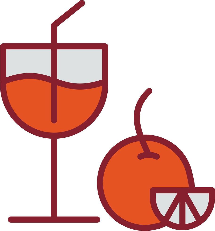 Orange Juice Vector Icon