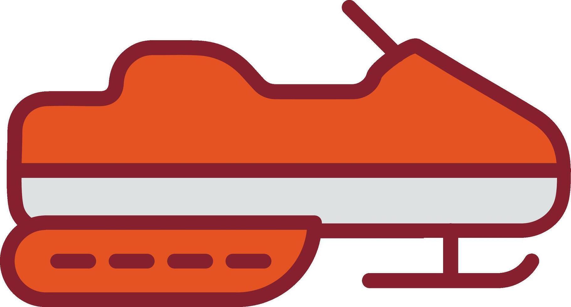Snowmobile Vector Icon